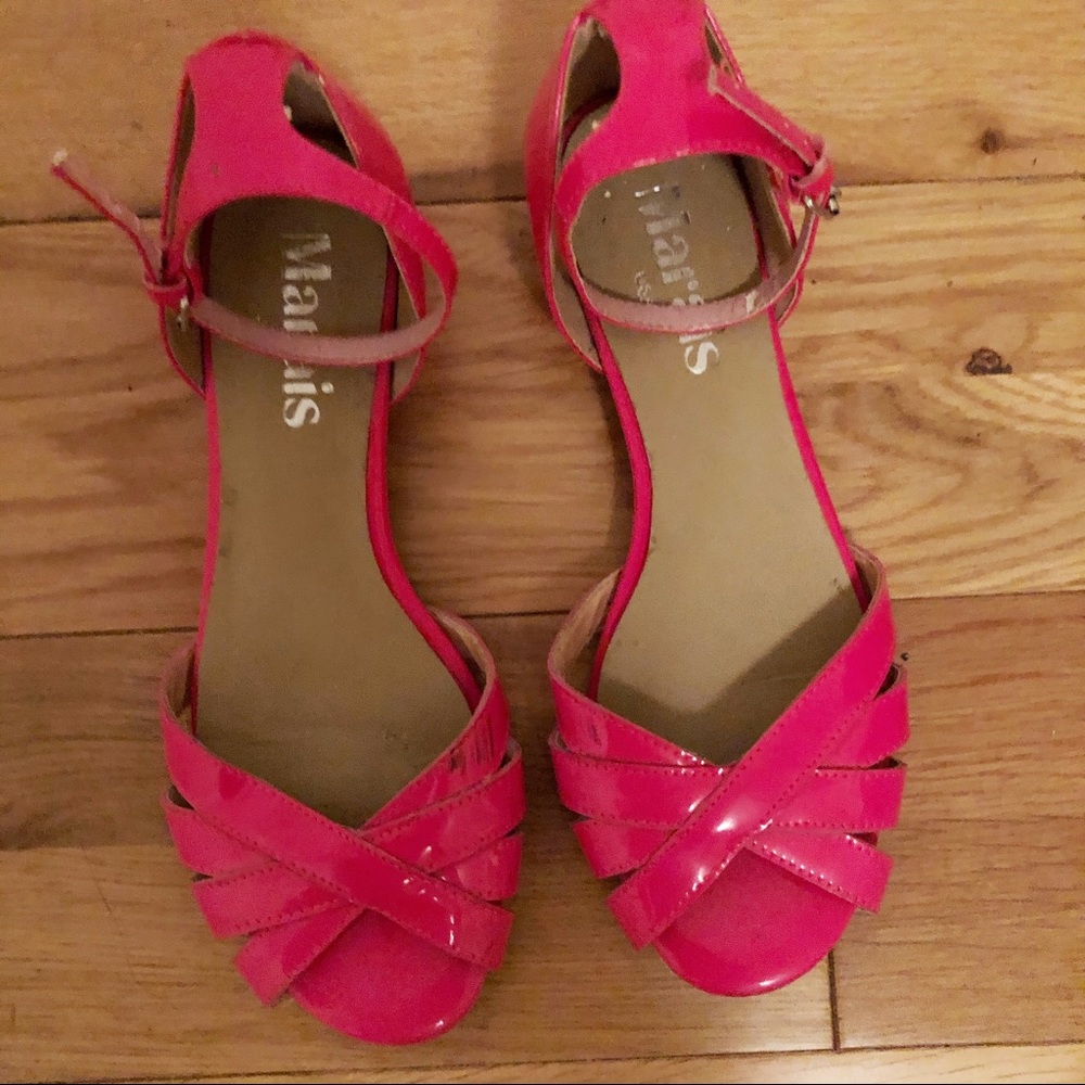 Marais Hot Pink Sandals, Size 7